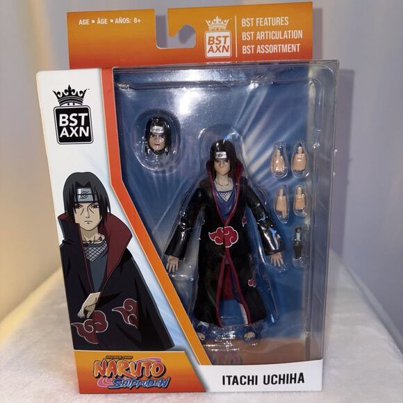 Naruto Shippuden Itachi Uchiha BST AXN 5-Inch Action Figure NEW - Picture 1 of 6